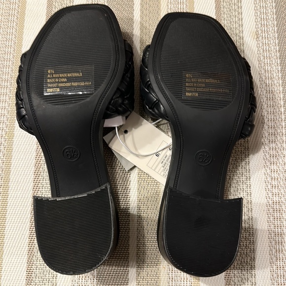 Women's Dorothy Slide 2.5” Heels with woven front detail- A New Day - Picture 8 of 8